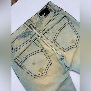 New Men's ROBIN'S JEAN sz 30 Heavy Stitch Straight Jeans